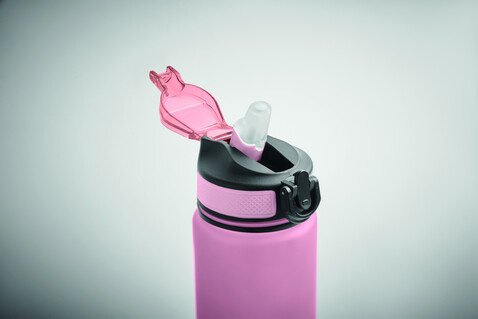 Sport-Trinkflasche RPET 1L - Babyrosa bedrucken, Art.-Nr. MO2489-11