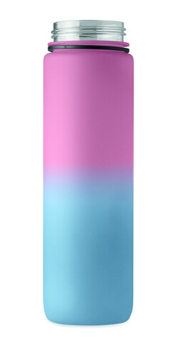Sport-Trinkflasche RPET 1L - Babyrosa bedrucken, Art.-Nr. MO2489-11