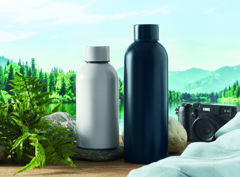 Einwandige Trinkflasche 500 ml - Weiß bedrucken, Art.-Nr. MO2516-06