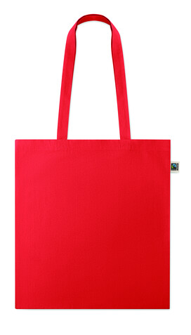 Einkaufstasche Fairtrade 180g - Rot bedrucken, Art.-Nr. MO2589-05 Einkaufstasche Fairtrade 180g - Rot bedrucken, Art.-Nr. MO2589-05