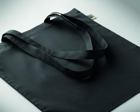 Einkaufstasche Fairtrade 180g - Schwarz bedrucken, Art.-Nr. MO2589-03 Einkaufstasche Fairtrade 180g - Schwarz bedrucken, Art.-Nr. MO2589-03