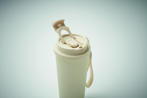 Doppelwandiger Trinkbecher 500m - Beige bedrucken, Art.-Nr. MO2662-13 Doppelwandiger Trinkbecher 500m - Beige bedrucken, Art.-Nr. MO2662-13