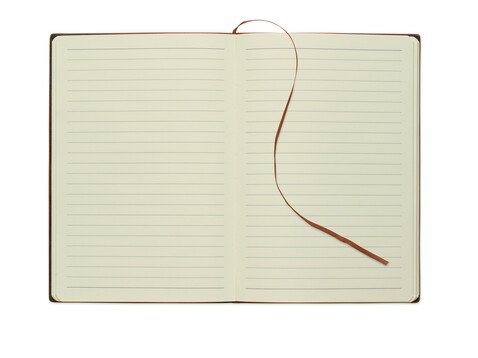 DIN A5 Smokey Notizbuch PU - Braun bedrucken, Art.-Nr. MO2663-01