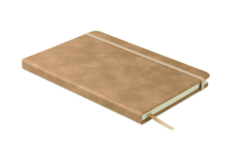 DIN A5 Smokey Notizbuch PU - Khaki bedrucken, Art.-Nr. MO2664-39
