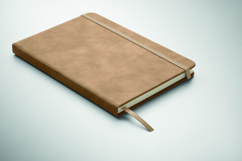 DIN A5 Smokey Notizbuch PU - Khaki bedrucken, Art.-Nr. MO2664-39