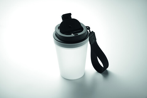 Einwandiger Becher 300 ml - Transparent Weiß bedrucken, Art.-Nr. MO2670-26 Einwandiger Becher 300 ml - Transparent Weiß bedrucken, Art.-Nr. MO2670-26
