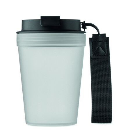 Einwandiger Becher 300 ml - Transparent Weiß bedrucken, Art.-Nr. MO2670-26 Einwandiger Becher 300 ml - Transparent Weiß bedrucken, Art.-Nr. MO2670-26