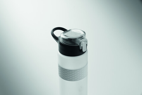 Trinkflasche RPET 700ml - Transparent Weiß bedrucken, Art.-Nr. MO2755-26 Trinkflasche RPET 700ml - Transparent Weiß bedrucken, Art.-Nr. MO2755-26