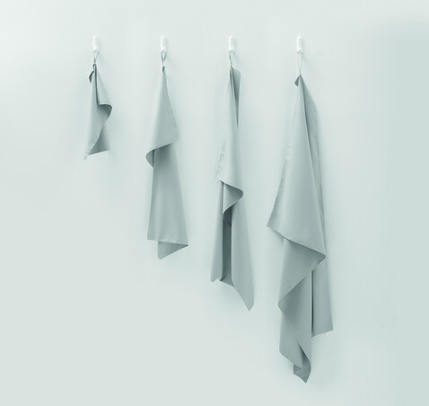 Mikrofaser-Handtuch 100X150cm - Weiß bedrucken, Art.-Nr. MO2763-06