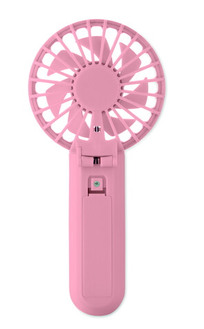 Klappbarer Ventilator - Babyrosa bedrucken, Art.-Nr. MO2779-11