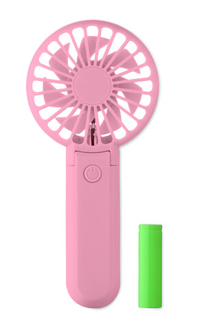 Klappbarer Ventilator - Babyrosa bedrucken, Art.-Nr. MO2779-11