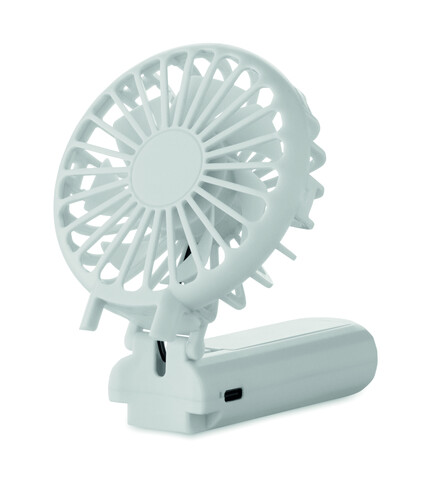 Klappbarer Ventilator - Weiß bedrucken, Art.-Nr. MO2779-06