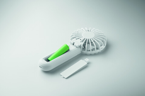 Klappbarer Ventilator - Weiß bedrucken, Art.-Nr. MO2779-06