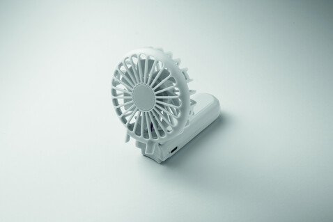 Klappbarer Ventilator - Weiß bedrucken, Art.-Nr. MO2779-06