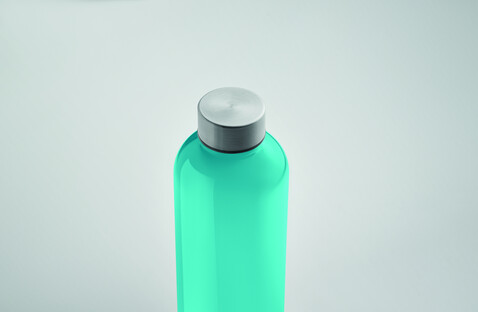 Trinkflasche RPET 1000ml - Transparent Blau bedrucken, Art.-Nr. MO2781-23