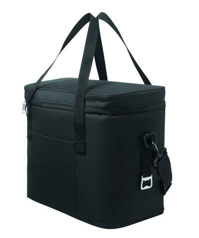 RPET-Kühltasche - Schwarz bedrucken, Art.-Nr. MO2788-03 RPET-Kühltasche - Schwarz bedrucken, Art.-Nr. MO2788-03