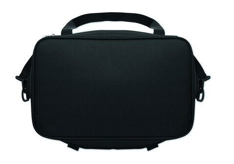 RPET-Kühltasche - Schwarz bedrucken, Art.-Nr. MO2788-03 RPET-Kühltasche - Schwarz bedrucken, Art.-Nr. MO2788-03