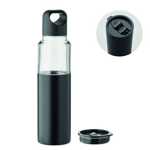2in1 Flasche 610ml - Schwarz bedrucken, Art.-Nr. MO2789-03 2in1 Flasche 610ml - Schwarz bedrucken, Art.-Nr. MO2789-03
