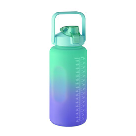 RPET-Trinkflasche 2000ml - Türkis bedrucken, Art.-Nr. MO2791-12