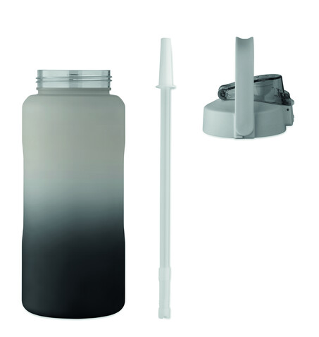 RPET-Trinkflasche 2000ml - Schwarz bedrucken, Art.-Nr. MO2791-03 RPET-Trinkflasche 2000ml - Schwarz bedrucken, Art.-Nr. MO2791-03