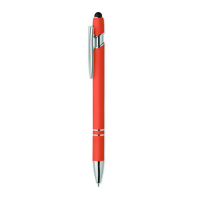 Druckkugelschreiber mit Stylus - Orange bedrucken, Art.-Nr. MO2798-10
