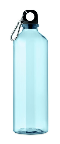 Trinkflasche RPET 750ml - Transparent Hellblau bedrucken, Art.-Nr. MO2804-52 Trinkflasche RPET 750ml - Transparent Hellblau bedrucken, Art.-Nr. MO2804-52