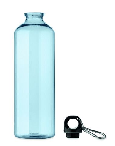Trinkflasche RPET 750ml - Transparent Hellblau bedrucken, Art.-Nr. MO2804-52 Trinkflasche RPET 750ml - Transparent Hellblau bedrucken, Art.-Nr. MO2804-52