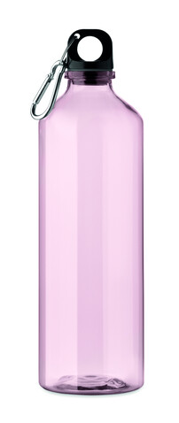 Trinkflasche RPET 750ml - Transparent Pink bedrucken, Art.-Nr. MO2804-31