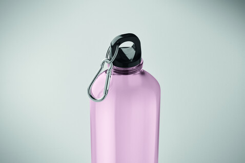 Trinkflasche RPET 750ml - Transparent Pink bedrucken, Art.-Nr. MO2804-31
