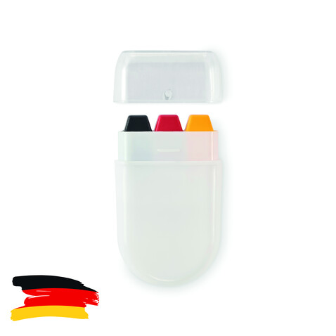 Fan Schminkstift - Gelb bedrucken, Art.-Nr. MO2807-08