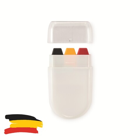 Fan Schminkstift - Schwarz bedrucken, Art.-Nr. MO2807-03