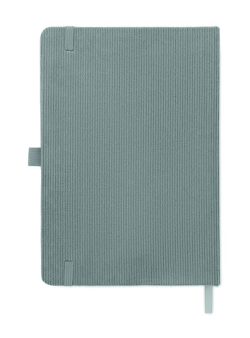 DIN A5 Notizbuch RPET - Grau bedrucken, Art.-Nr. MO2861-07