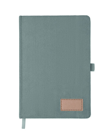 DIN A5 Notizbuch RPET - Grau bedrucken, Art.-Nr. MO2861-07