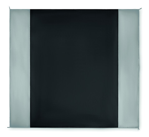 Strandmatte 210T Polyester - Schwarz bedrucken, Art.-Nr. MO2882-03