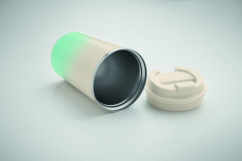 Doppelwandiger Becher 350 ml - Mintgrün bedrucken, Art.-Nr. MO2885-77