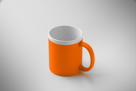 Keramikbecher 300 ml - Neon Orange bedrucken, Art.-Nr. MO2890-71 Keramikbecher 300 ml - Neon Orange bedrucken, Art.-Nr. MO2890-71