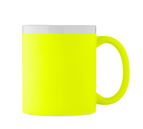 Keramikbecher 300 ml - Neon Gelb bedrucken, Art.-Nr. MO2890-70 Keramikbecher 300 ml - Neon Gelb bedrucken, Art.-Nr. MO2890-70