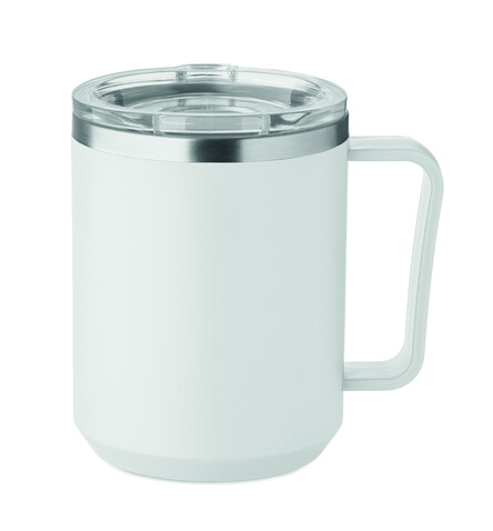Doppelwandiger Becher 400ml - Weiß bedrucken, Art.-Nr. MO2900-06