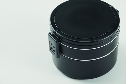Lunchbox PP 950 ml - Schwarz bedrucken, Art.-Nr. MO2902-03 Lunchbox PP 950 ml - Schwarz bedrucken, Art.-Nr. MO2902-03