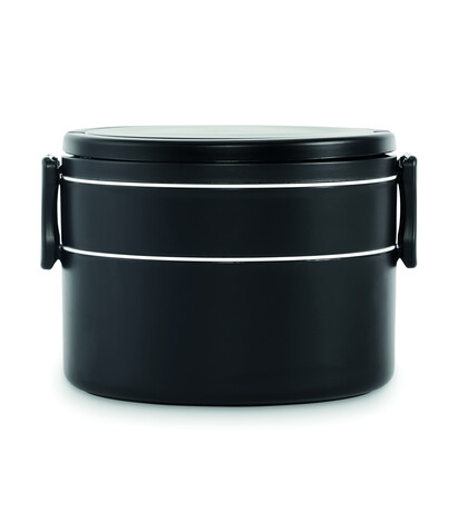Lunchbox PP 950 ml - Schwarz bedrucken, Art.-Nr. MO2902-03 Lunchbox PP 950 ml - Schwarz bedrucken, Art.-Nr. MO2902-03