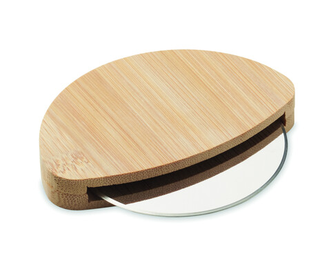 Pizzaschneider Bambus - Holz bedrucken, Art.-Nr. MO2913-40 Pizzaschneider Bambus - Holz bedrucken, Art.-Nr. MO2913-40