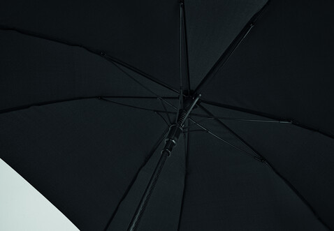 23'' Regenschirm quadratisch - Schwarz bedrucken, Art.-Nr. MO2926-03