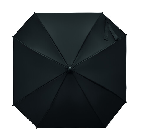 23'' Regenschirm quadratisch - Schwarz bedrucken, Art.-Nr. MO2926-03