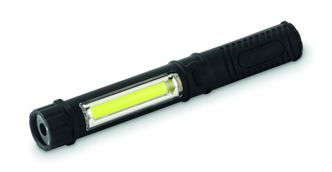 Magnetische LED-Taschenlampe - Schwarz bedrucken, Art.-Nr. MO2932-03 Magnetische LED-Taschenlampe - Schwarz bedrucken, Art.-Nr. MO2932-03