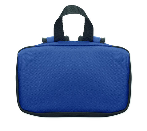 Kühlrucksack 600D RPET - Blau bedrucken, Art.-Nr. MO2972-04