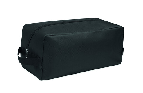 Schuhtasche 600D RPET - Schwarz bedrucken, Art.-Nr. MO2977-03 Schuhtasche 600D RPET - Schwarz bedrucken, Art.-Nr. MO2977-03