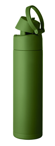 Doppelwandige Flasche 500 ml - Dunkelgrün bedrucken, Art.-Nr. MO2988-60