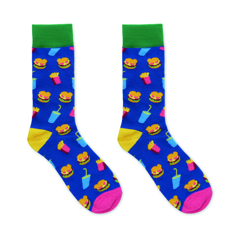 Socken 38-42 - Königsblau bedrucken, Art.-Nr. MO3100-37 Socken 38-42 - Königsblau bedrucken, Art.-Nr. MO3100-37