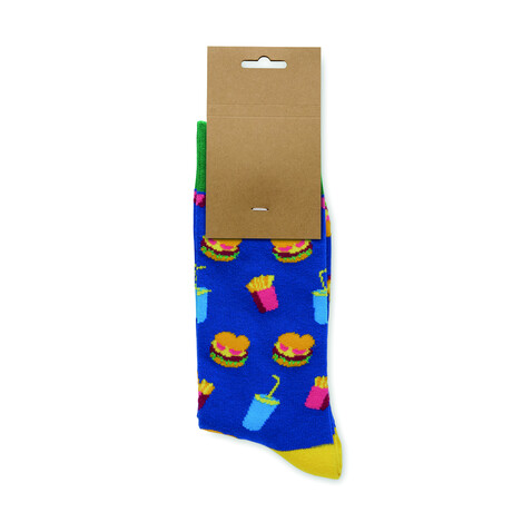 Socken 38-42 - Königsblau bedrucken, Art.-Nr. MO3100-37 Socken 38-42 - Königsblau bedrucken, Art.-Nr. MO3100-37