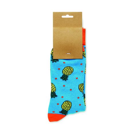 Socken 38-42 - Türkis bedrucken, Art.-Nr. MO3100-12